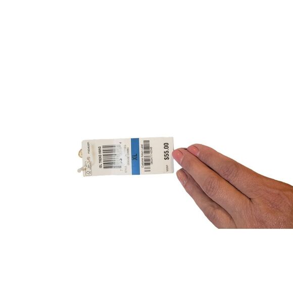 NWT Tasso Ella Island XL 100% Cotton White Orange Tan Striped Button Front Shirt - Picture 6 of 16